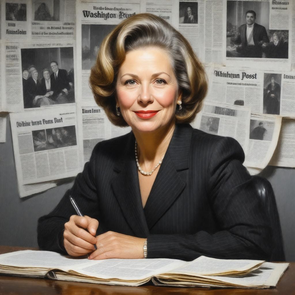 AI-created image of Shirley Povich