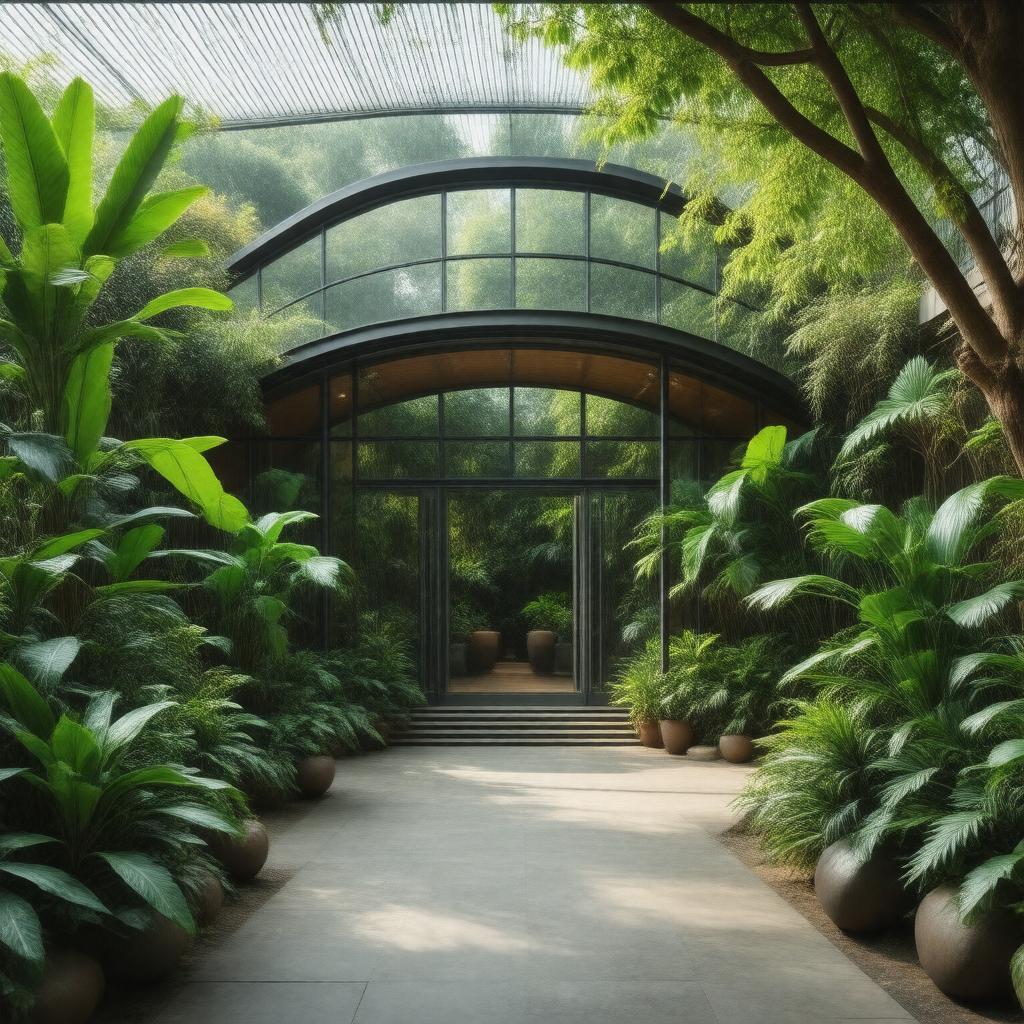 AI-created image of Shirley Sherwood Gallery of Botanical Art