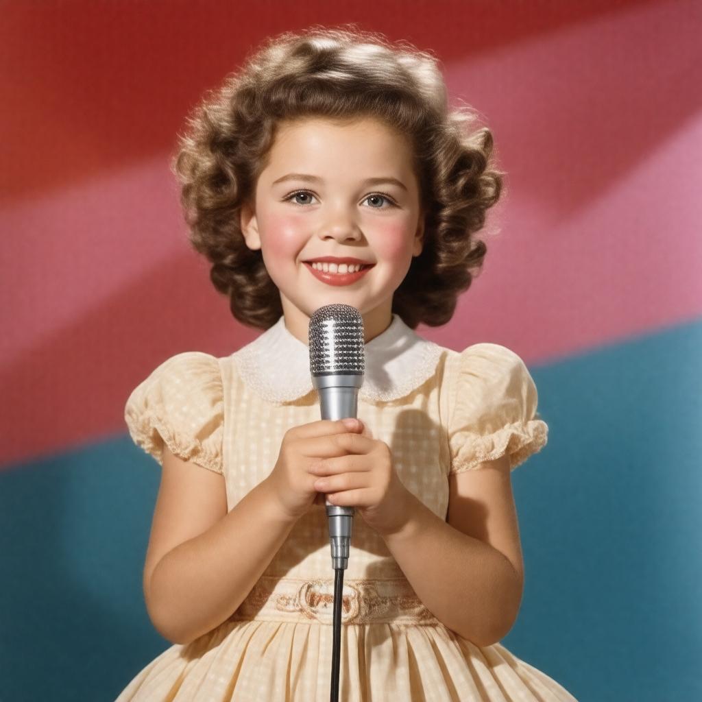 AI-created image of Shirley Temple