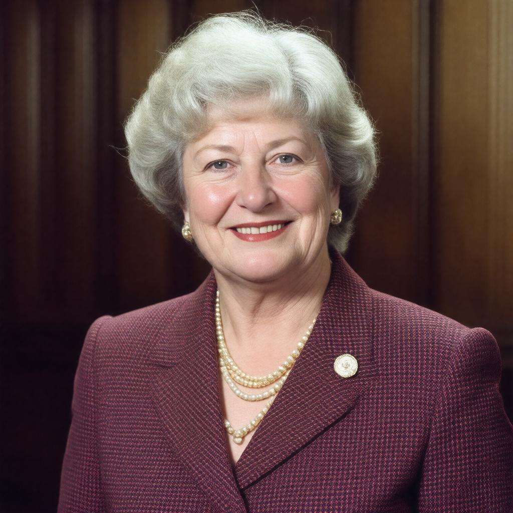 AI-created image of Shirley Williams (British politician)