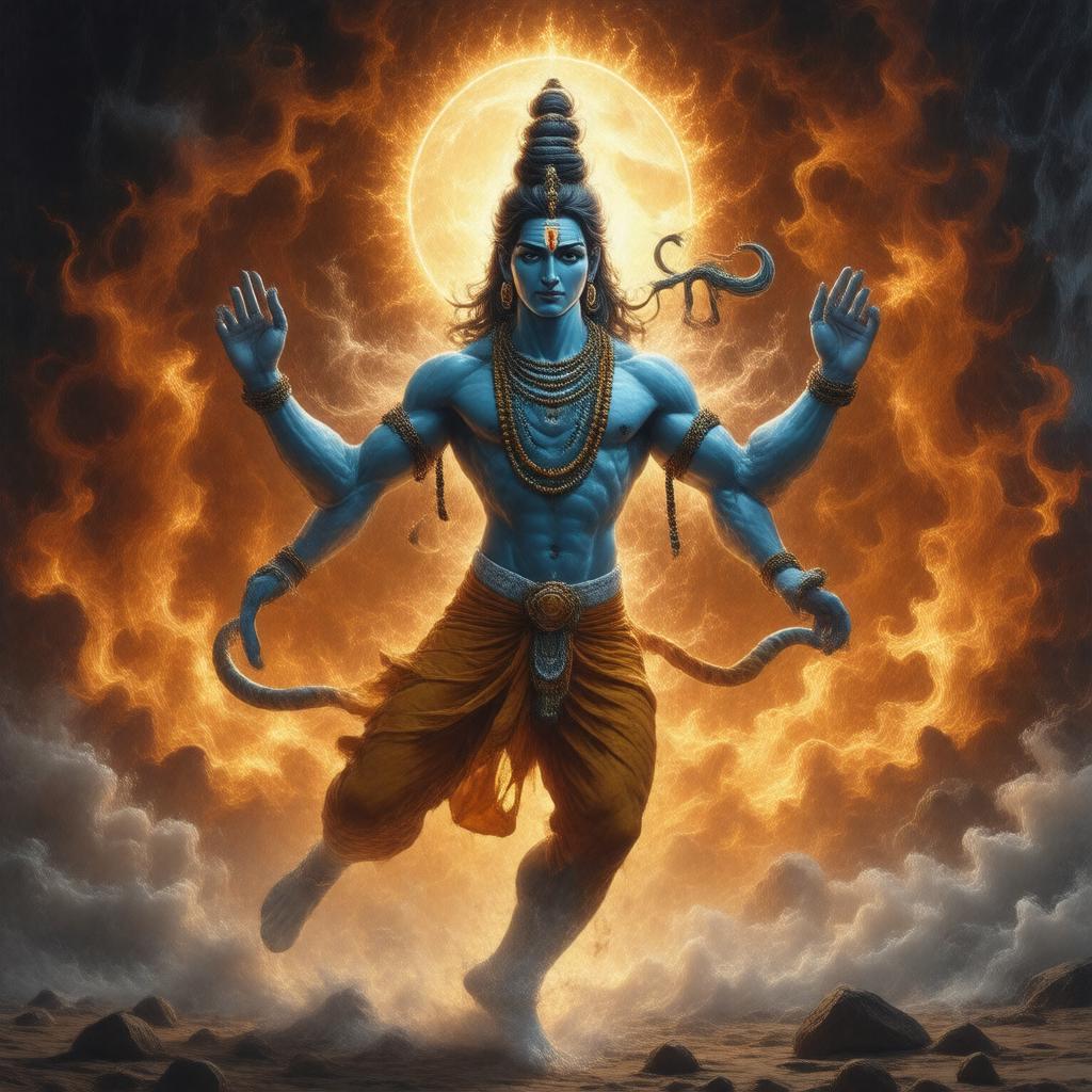 AI-created image of Shiva