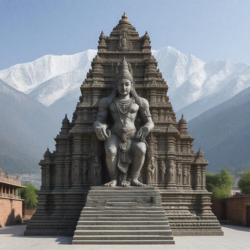 AI-created image of Shiva Purana