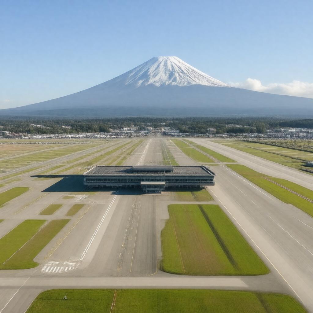 AI-created image of Shizuoka Airport