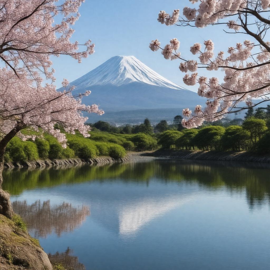 AI-created image of Shizuoka, Japan