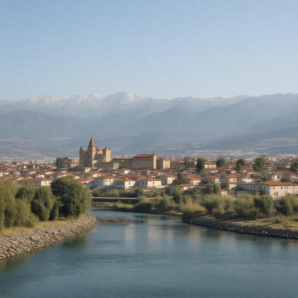 AI-created image of Shkodër