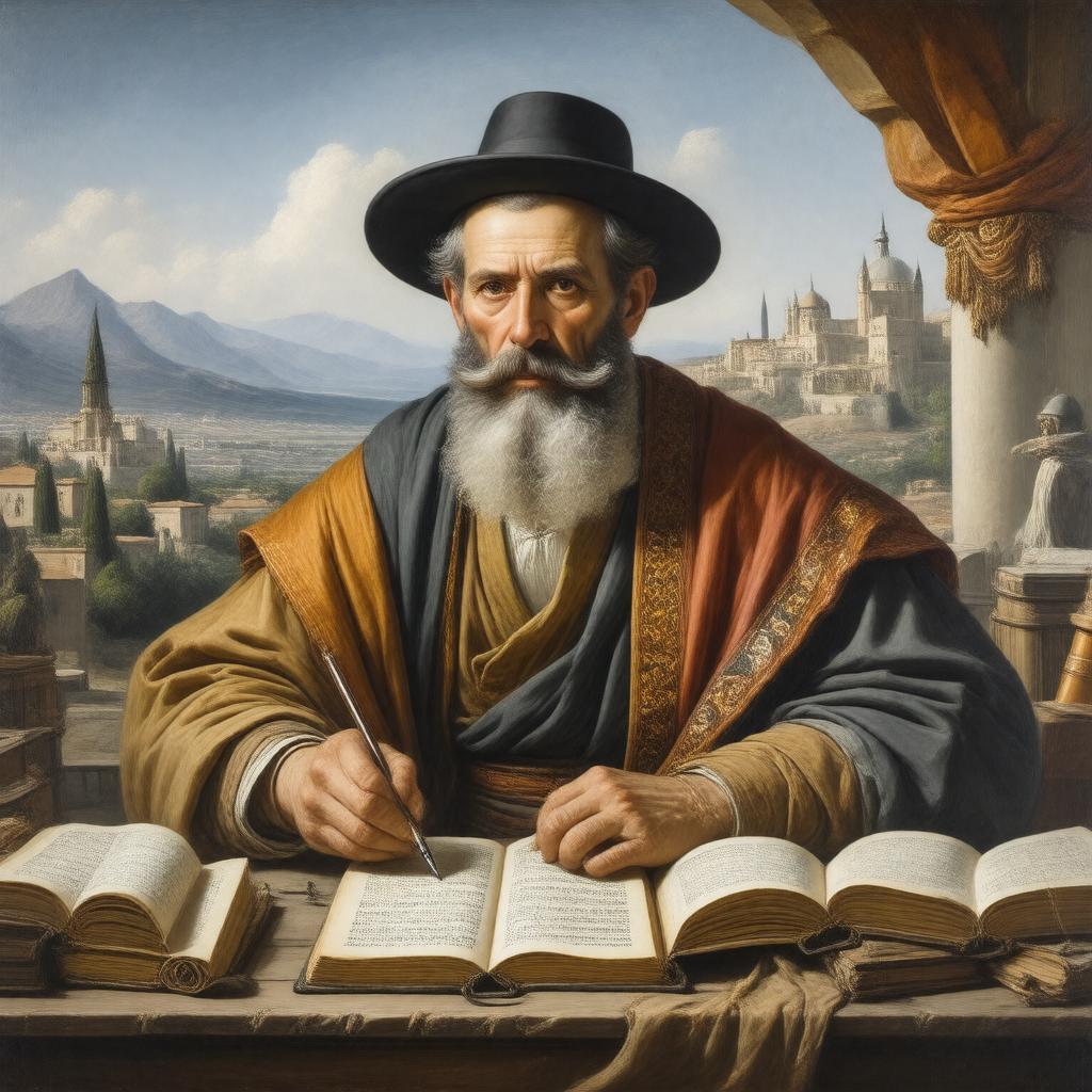 AI-created image of Shlomo Alkabetz