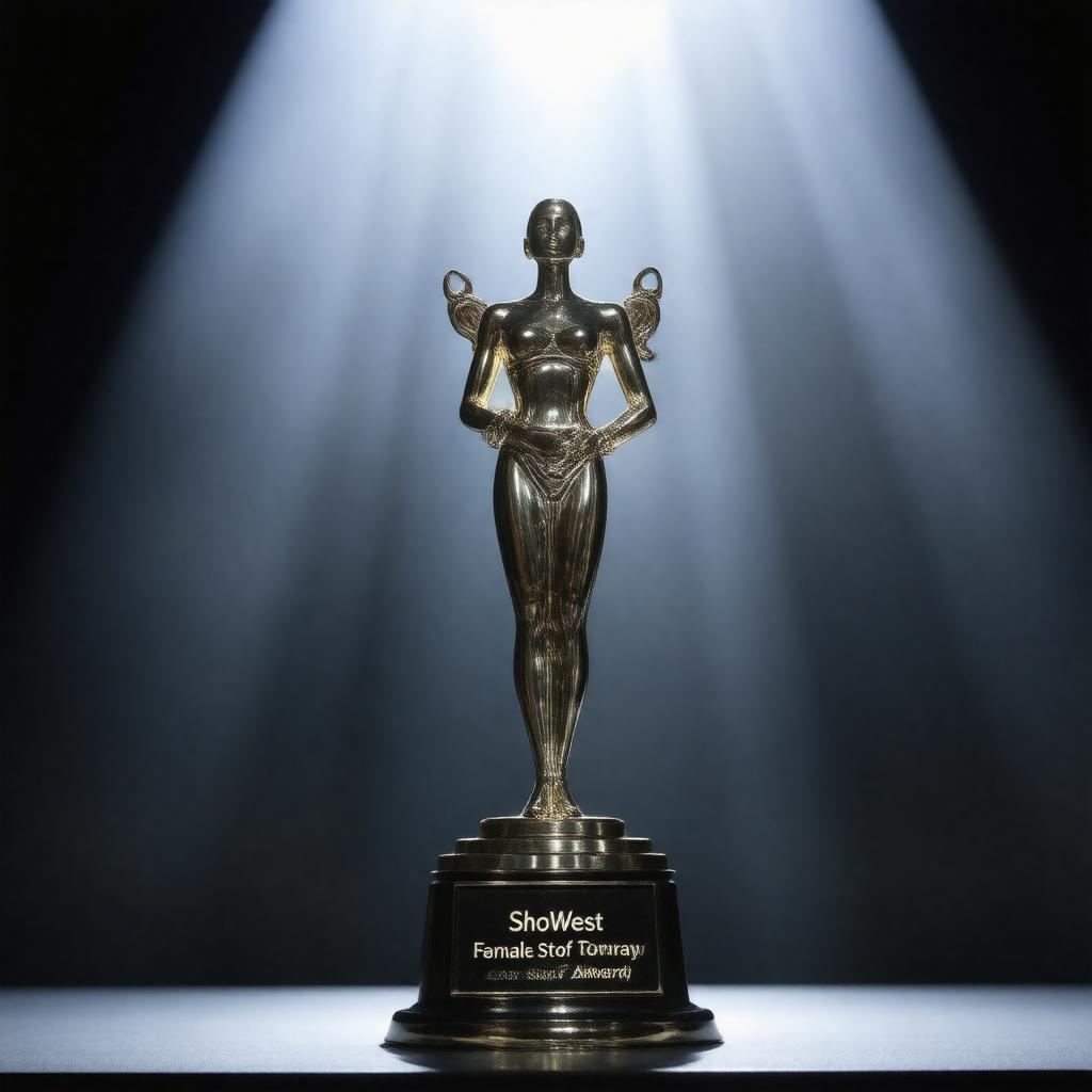 AI-created image of ShoWest Female Star of Tomorrow Award