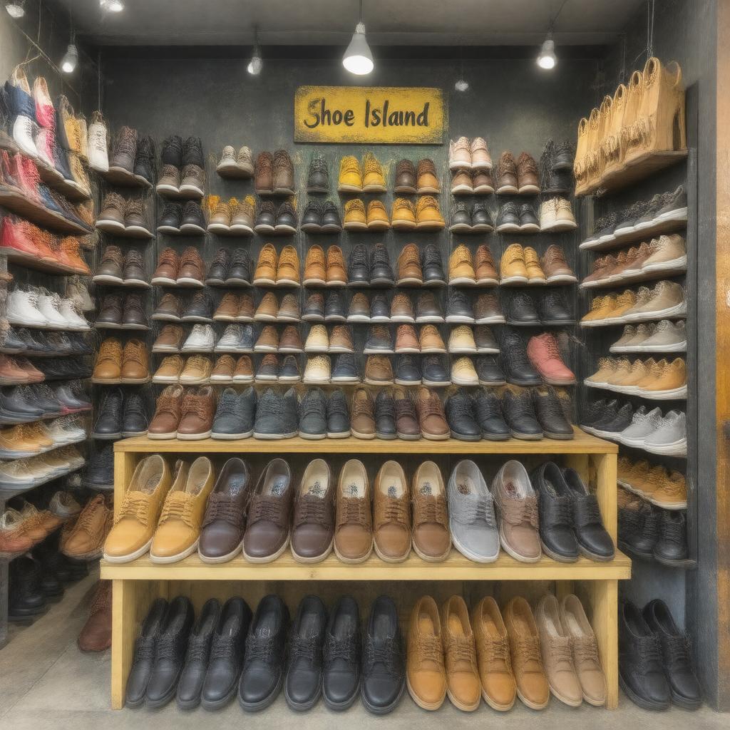 AI-created image of Shoe Island