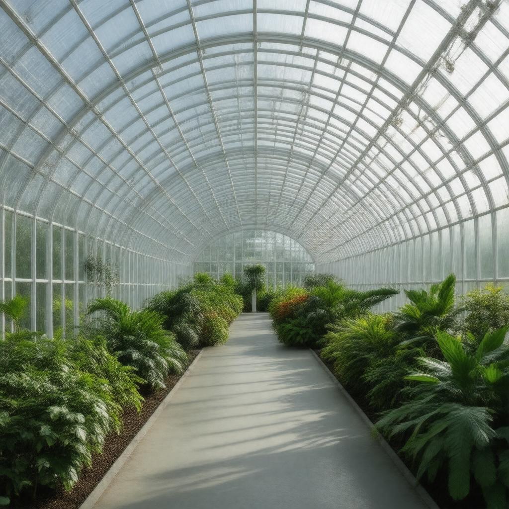AI-created image of Shoenberg Temperate House