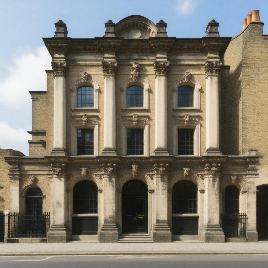 Click to view larger image AI-created image of Shoreditch Town Hall