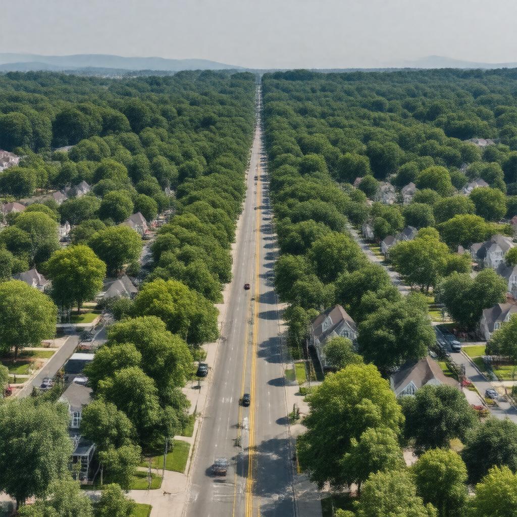 AI-created image of Short Hills, New Jersey