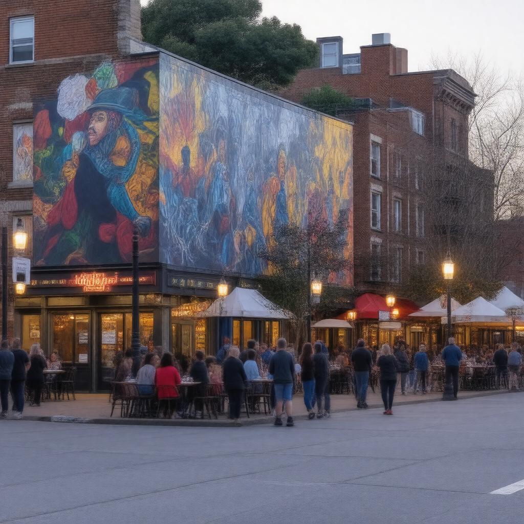 AI-created image of Short North Arts District