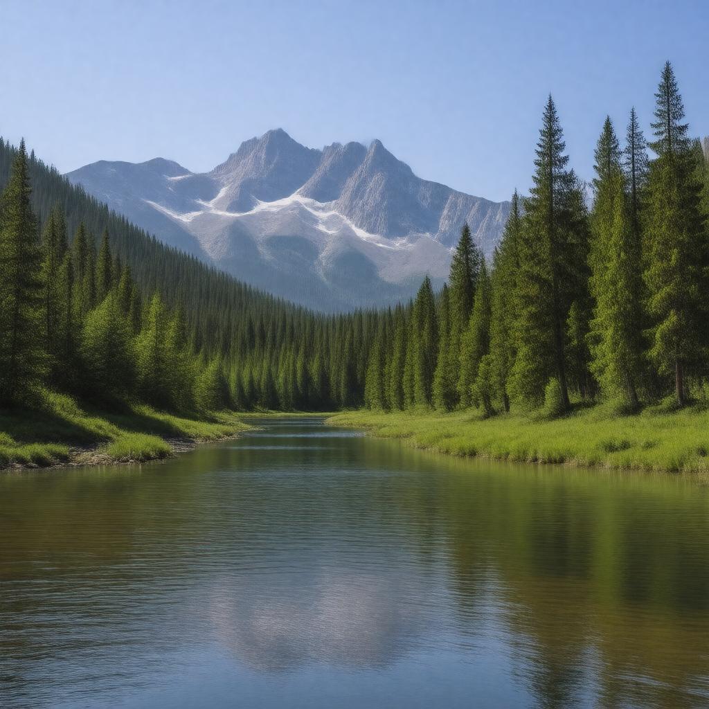 AI-created image of Shoshone National Forest