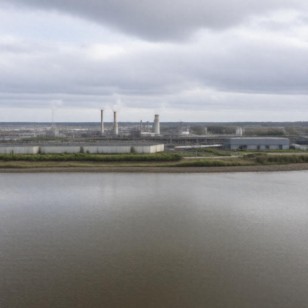 AI-created image of Shotton Galvanizing Plant