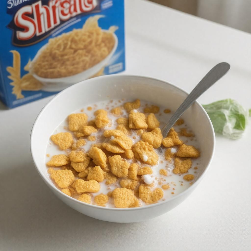 AI-created image of Shredded Wheat