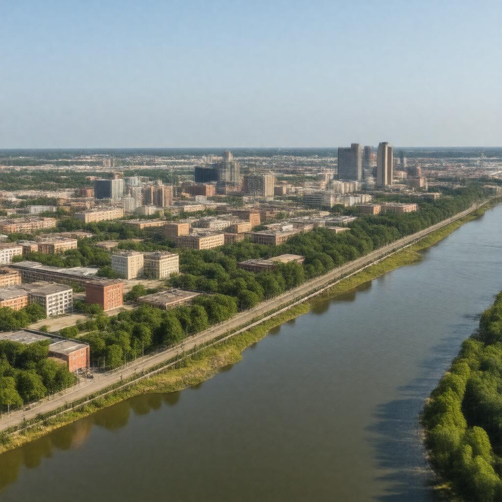 AI-created image of Shreveport, Louisiana