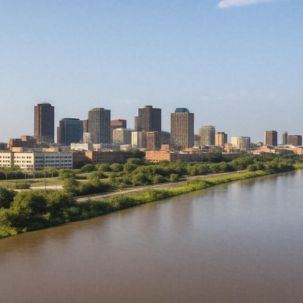 AI-created image of Shreveport, Louisiana, United States