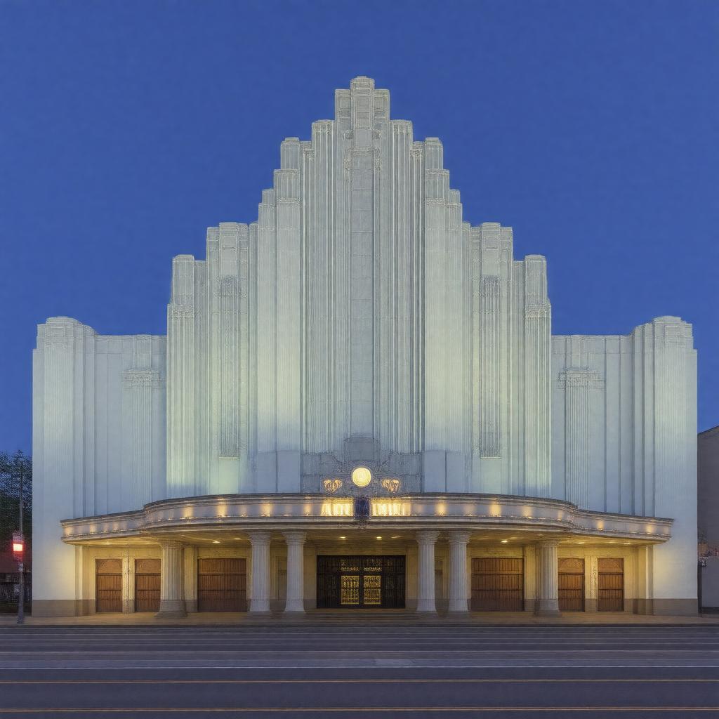 AI-created image of Shreveport Municipal Auditorium