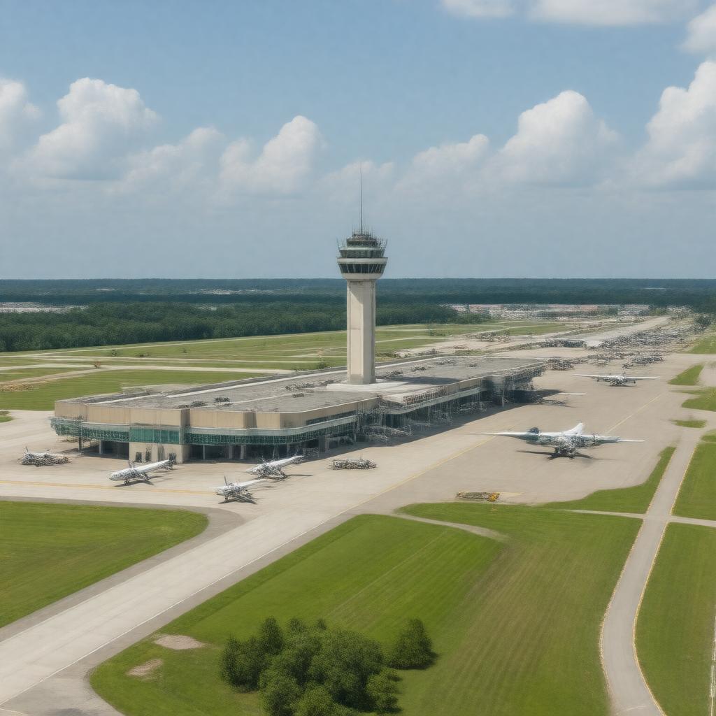 AI-created image of Shreveport Regional Airport