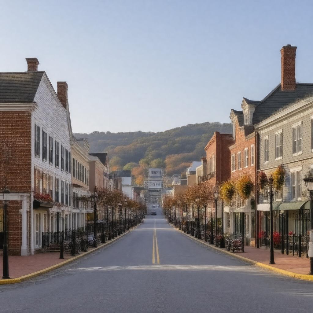 AI-created image of Shrewsbury, Massachusetts, United States