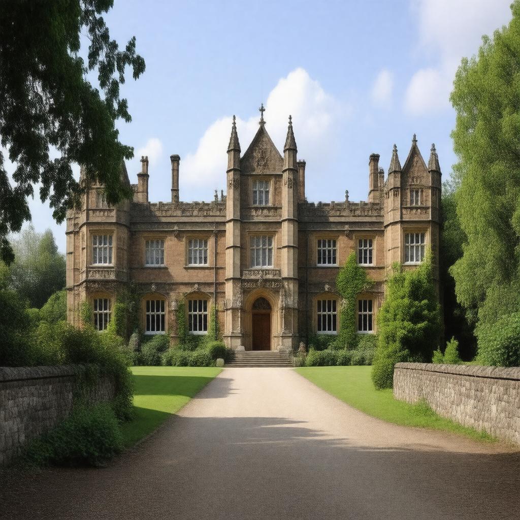 AI-created image of Shrewsbury School