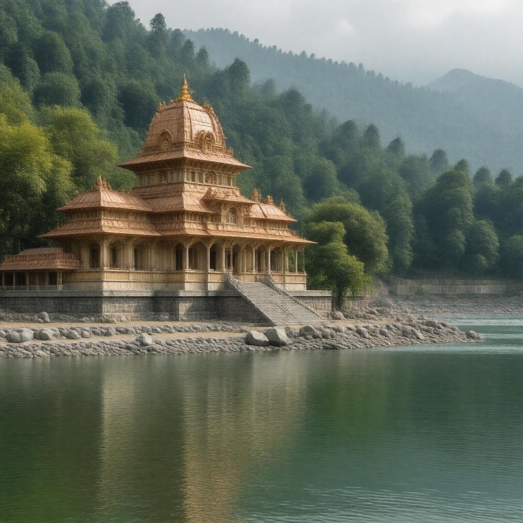 Click to view larger image AI-created image of Shri Chamunda Devi Temple