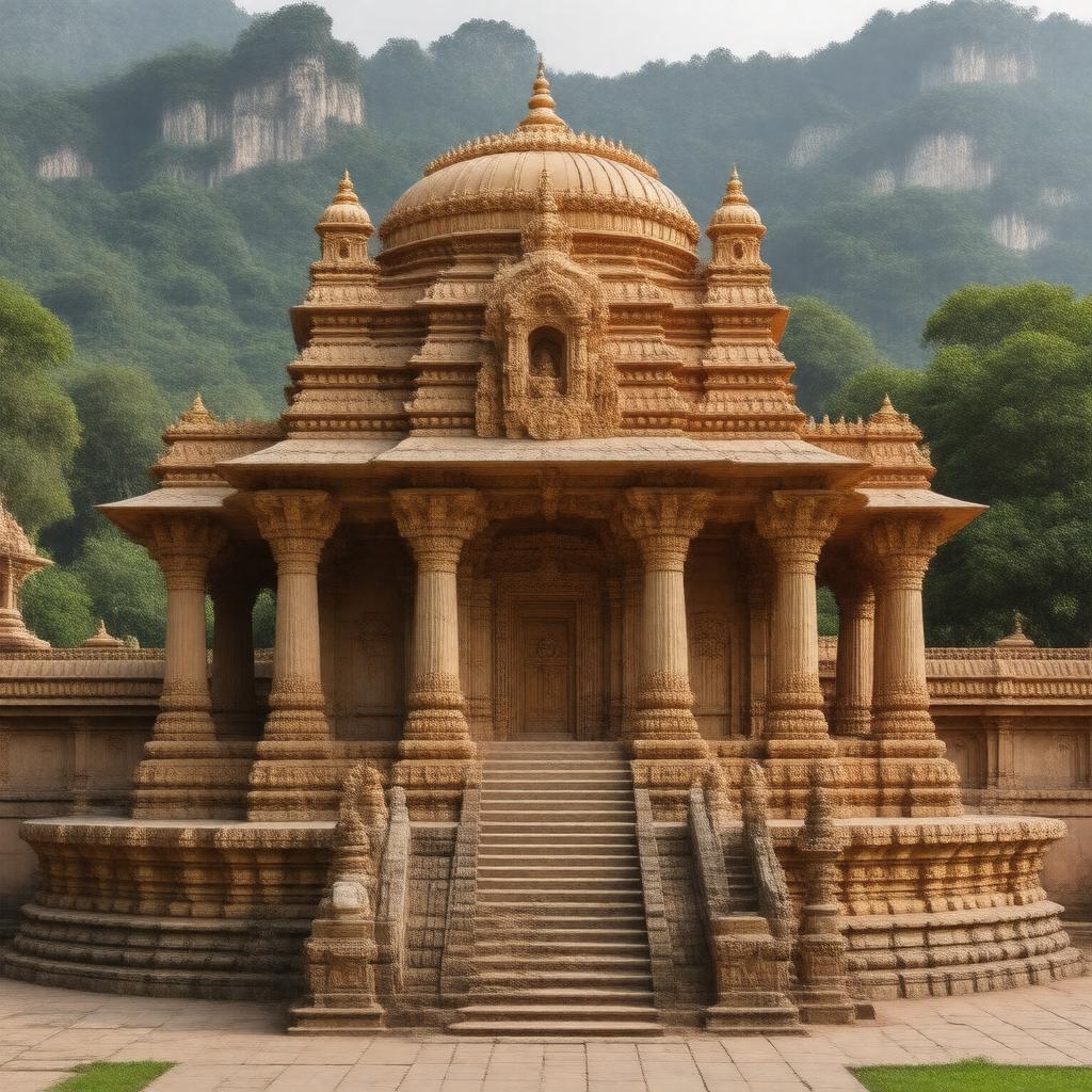 AI-created image of Shri Durgadevi Temple