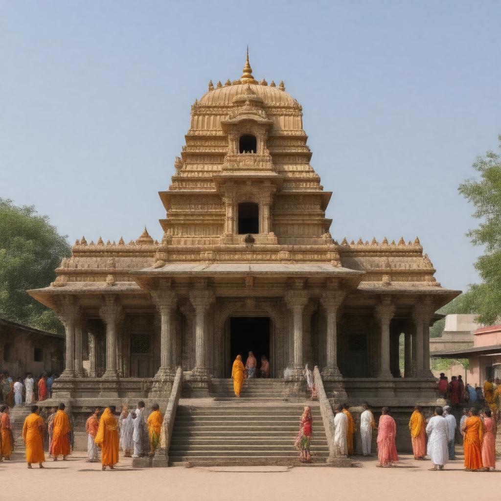 AI-created image of Shri Girija Devi Temple