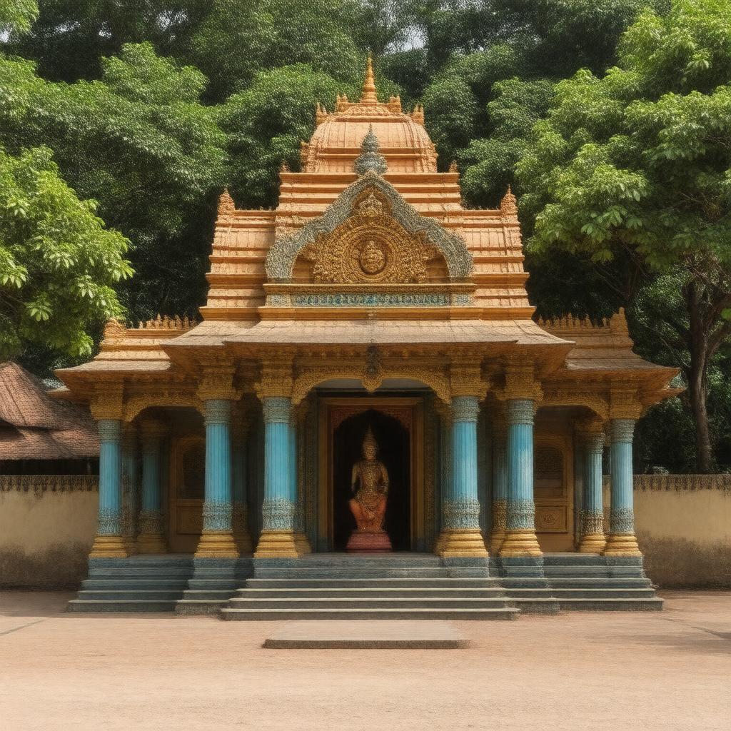 AI-created image of Shri Katyayani Temple