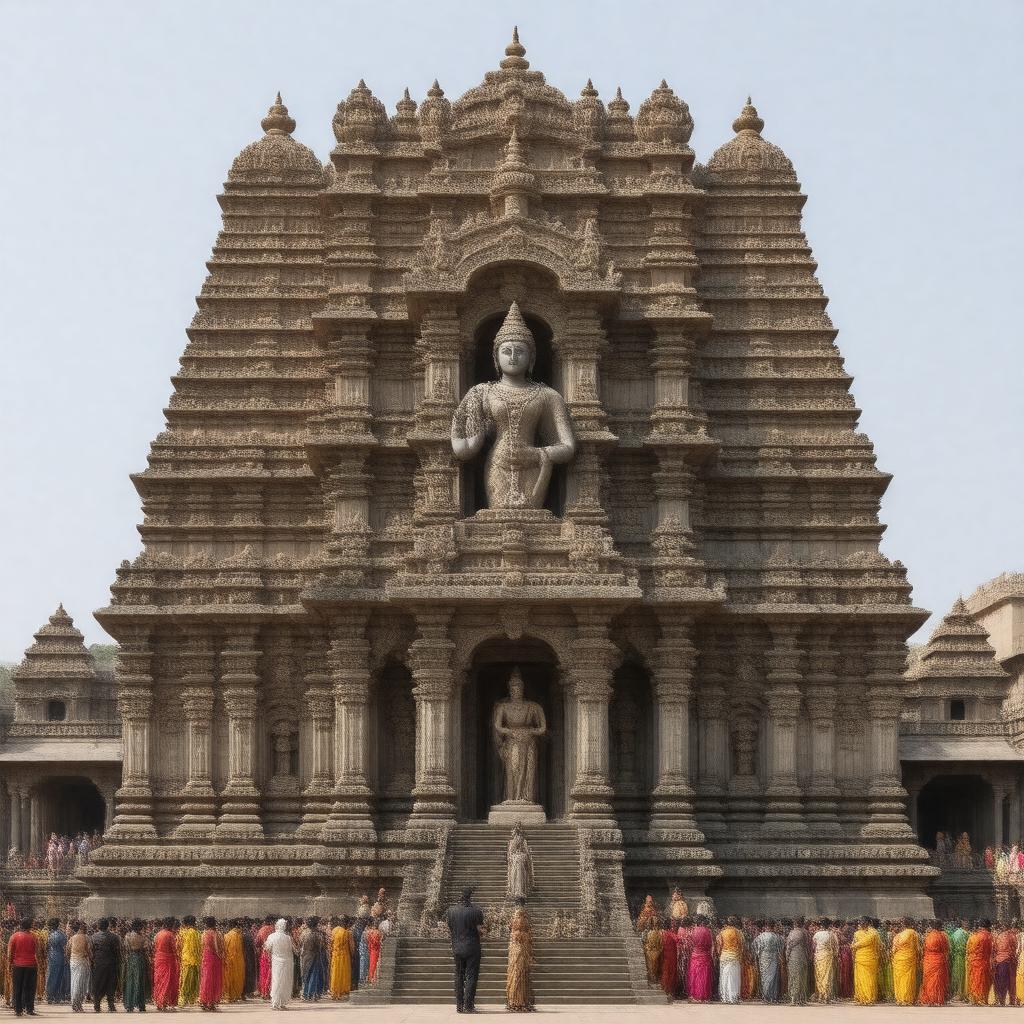 Click to view larger image AI-created image of Shri Mahalaxmi Temple