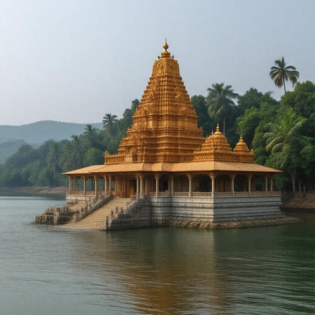 AI-created image of Shri Mookambika Temple