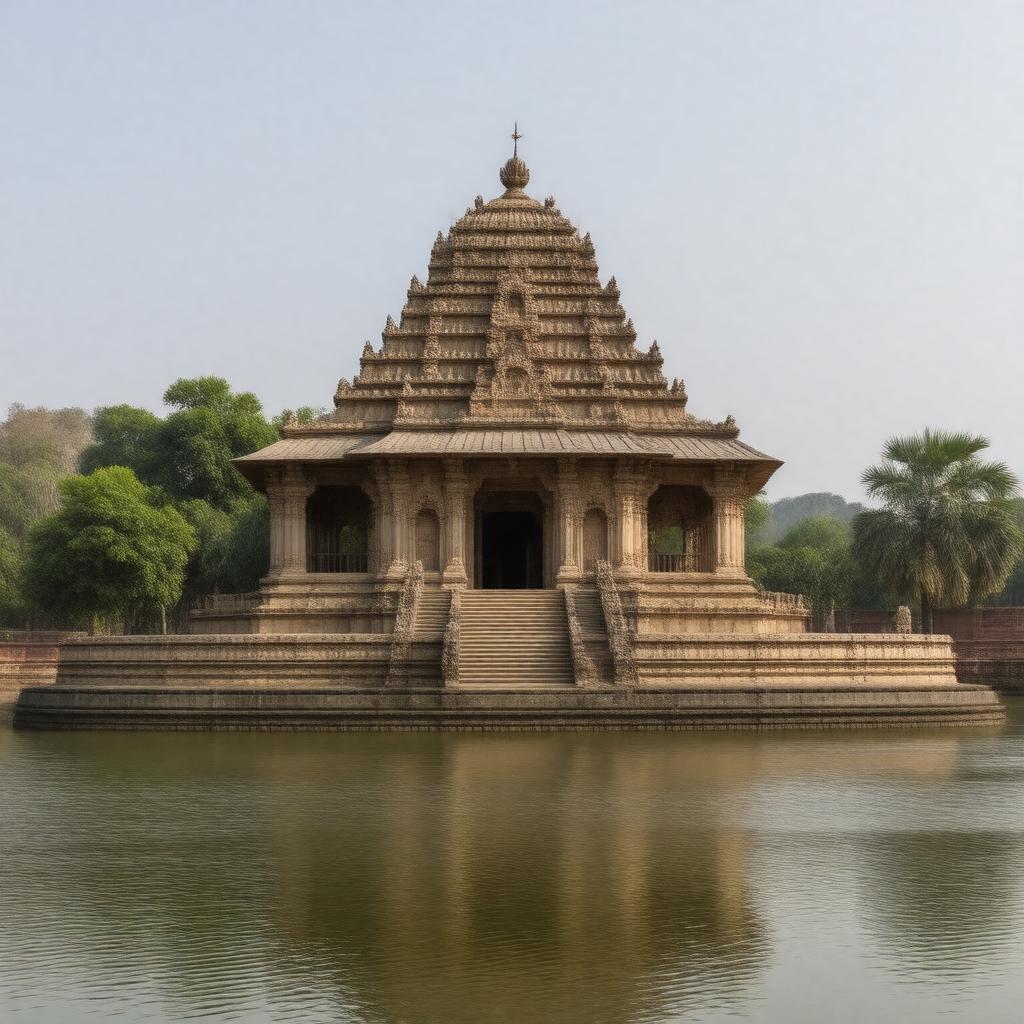 Click to view larger image AI-created image of Shri Sharada Temple