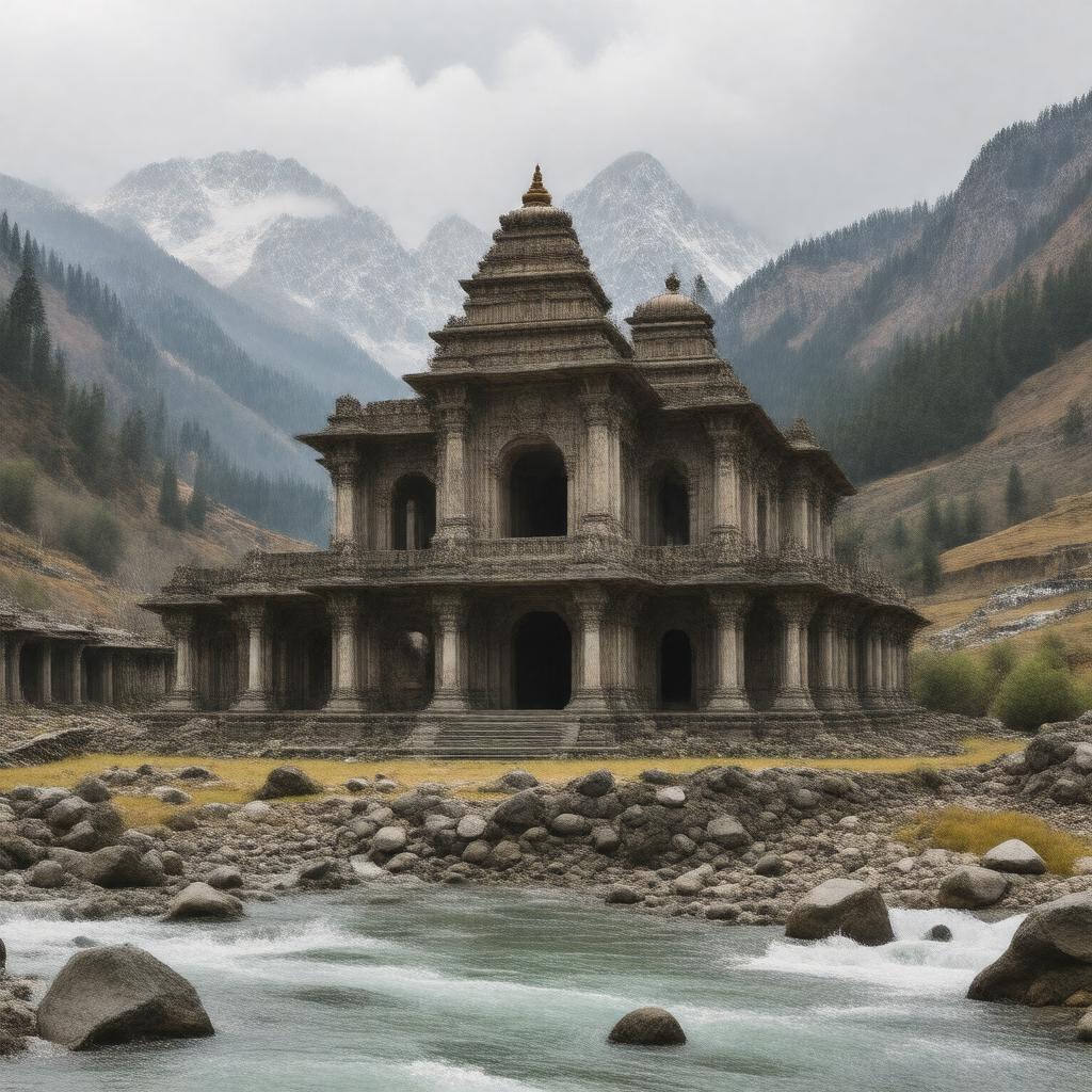 Click to view larger image AI-created image of Shri Sharda Peeth