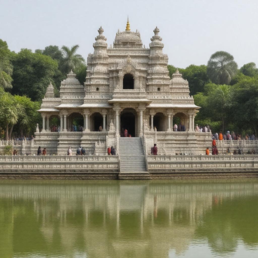 Click to view larger image AI-created image of Shri Tripura Sundari Temple