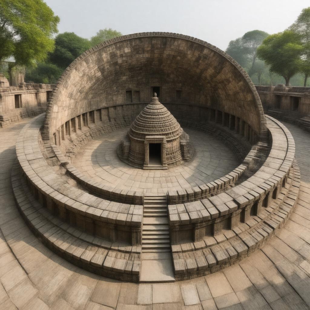 AI-created image of Shri Yogini Temple