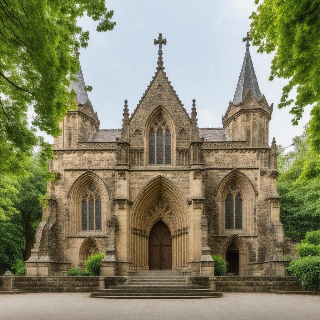 AI-created image of Shrine of St Augustine