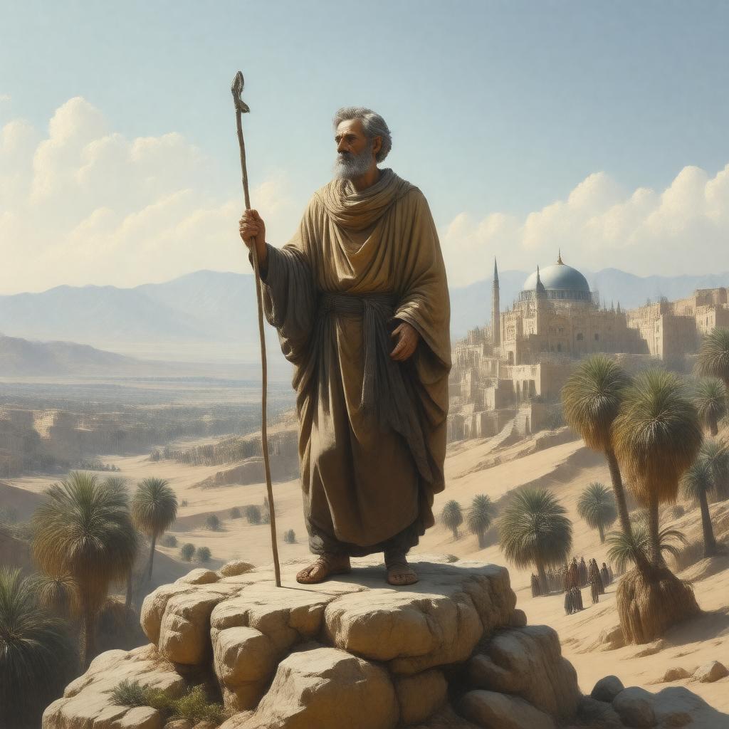 AI-created image of Shu'ayb