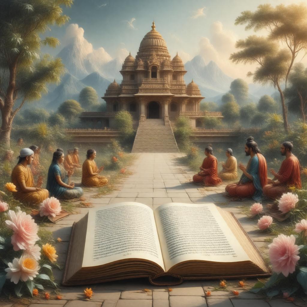 AI-created image of Shuddhadvaita Vedanta