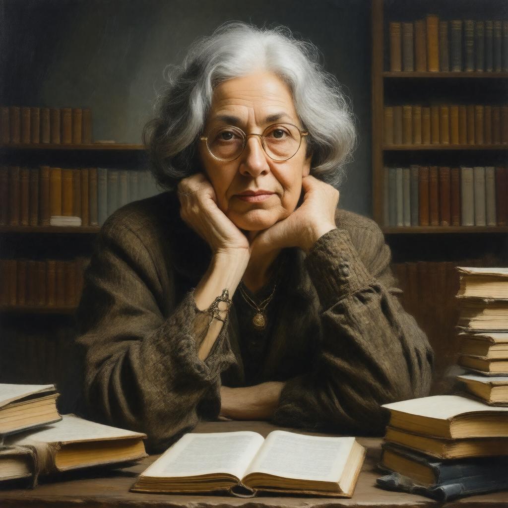 Click to view larger image AI-created image of Shulamith Bar-Hillel