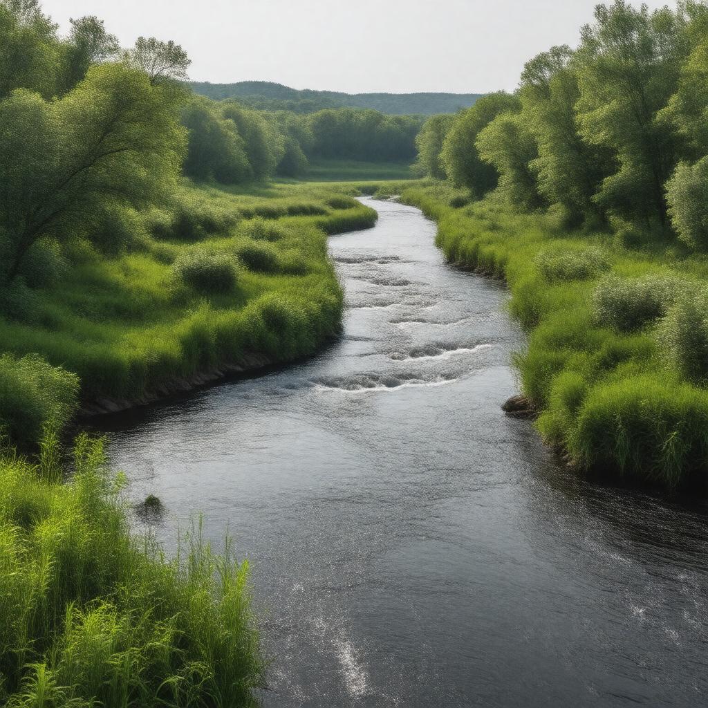 AI-created image of Shunock River