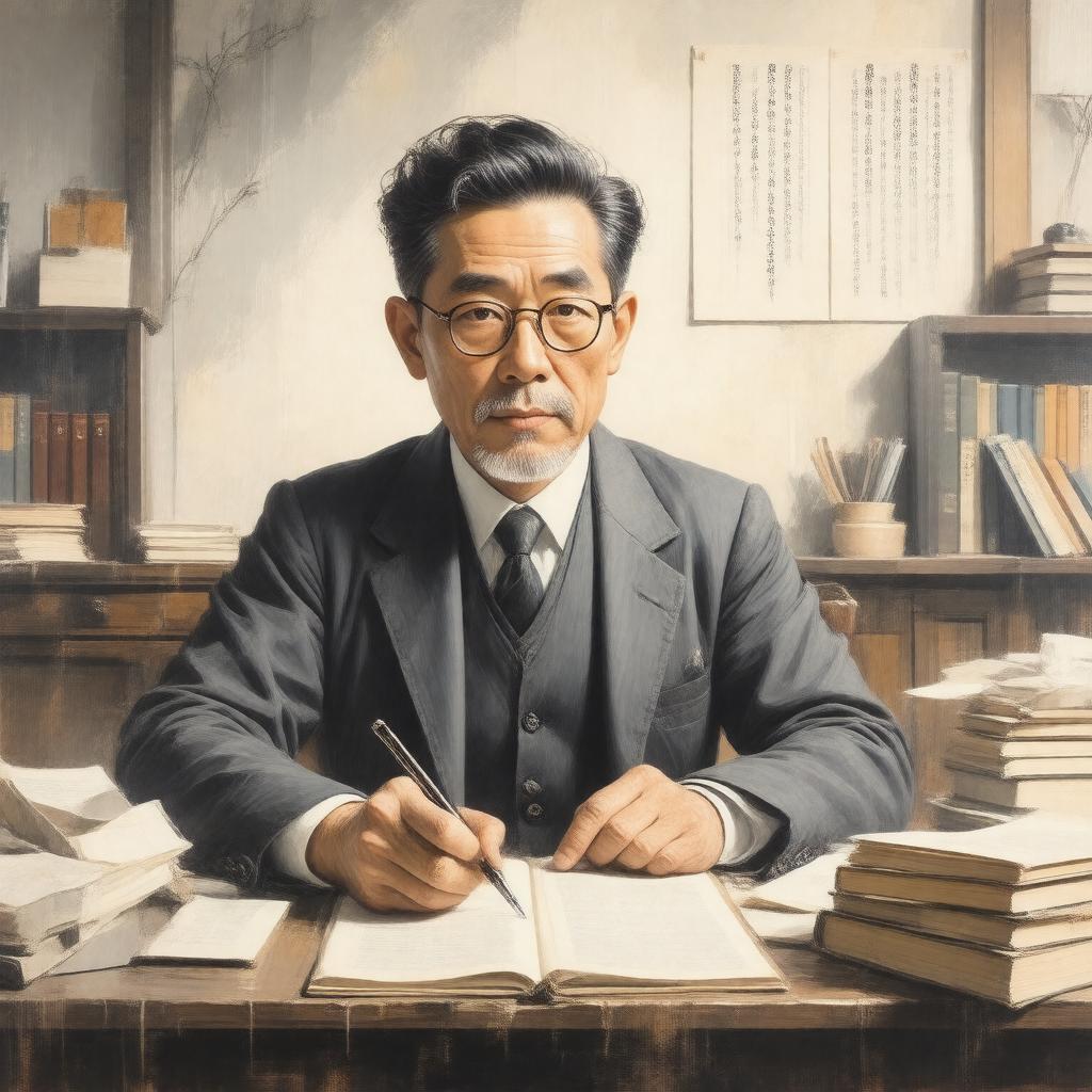 AI-created image of Shusaku Endo