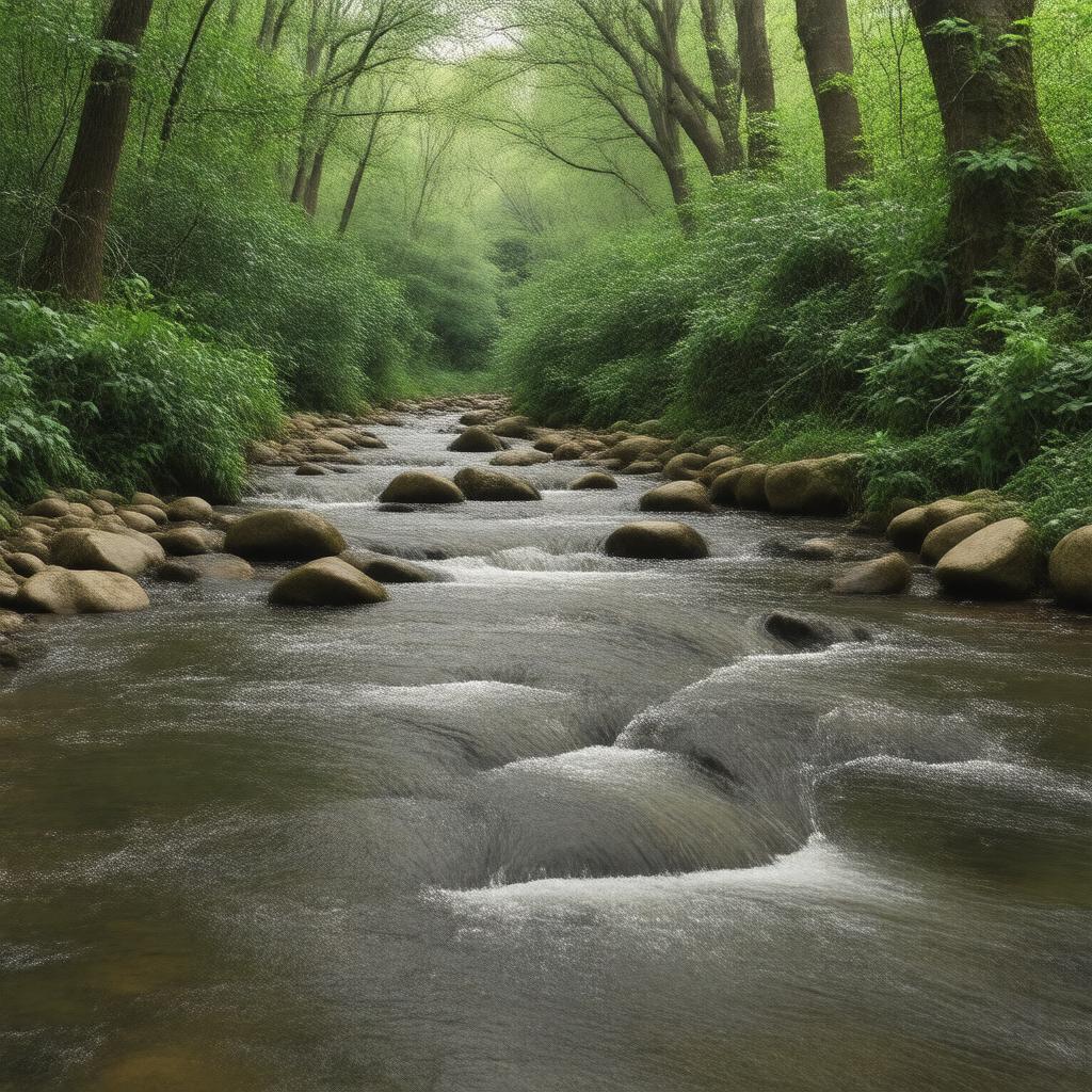 AI-created image of Shute Brook
