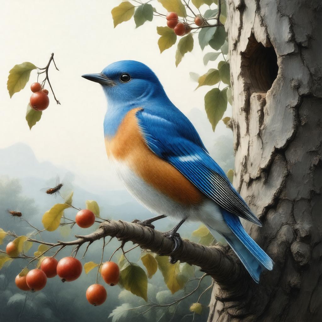 AI-created image of Sialia