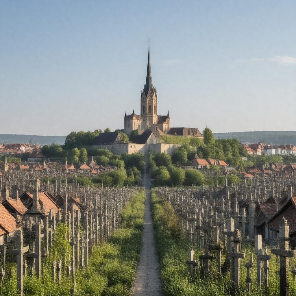 AI-created image of Siauliai, Lithuania