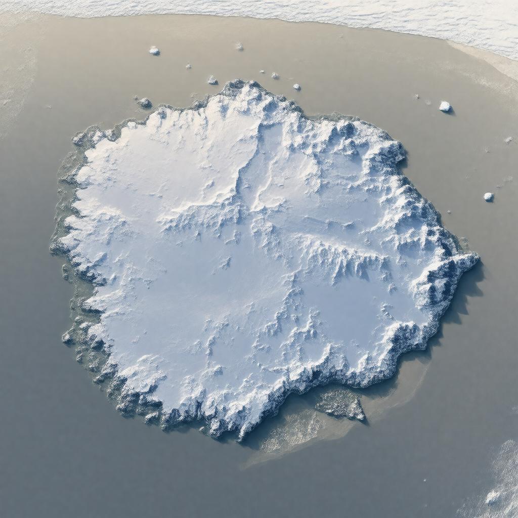 AI-created image of Sibiryakov Island