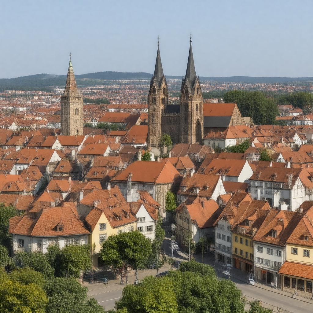 AI-created image of Sibiu