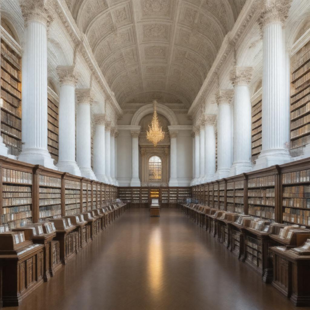 Click to view larger image AI-created image of Sibley Music Library