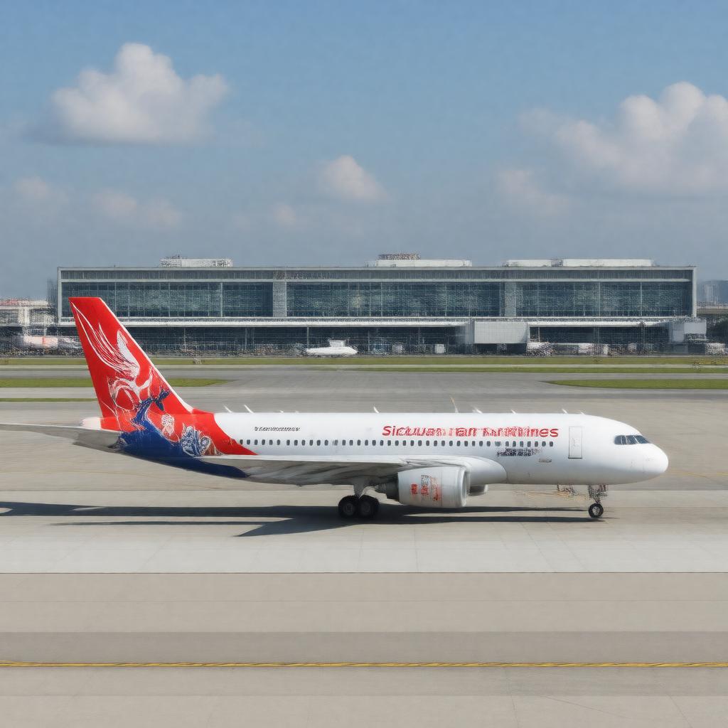 AI-created image of Sichuan Airlines
