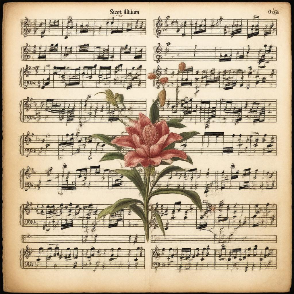 AI-created image of Sicut lilium