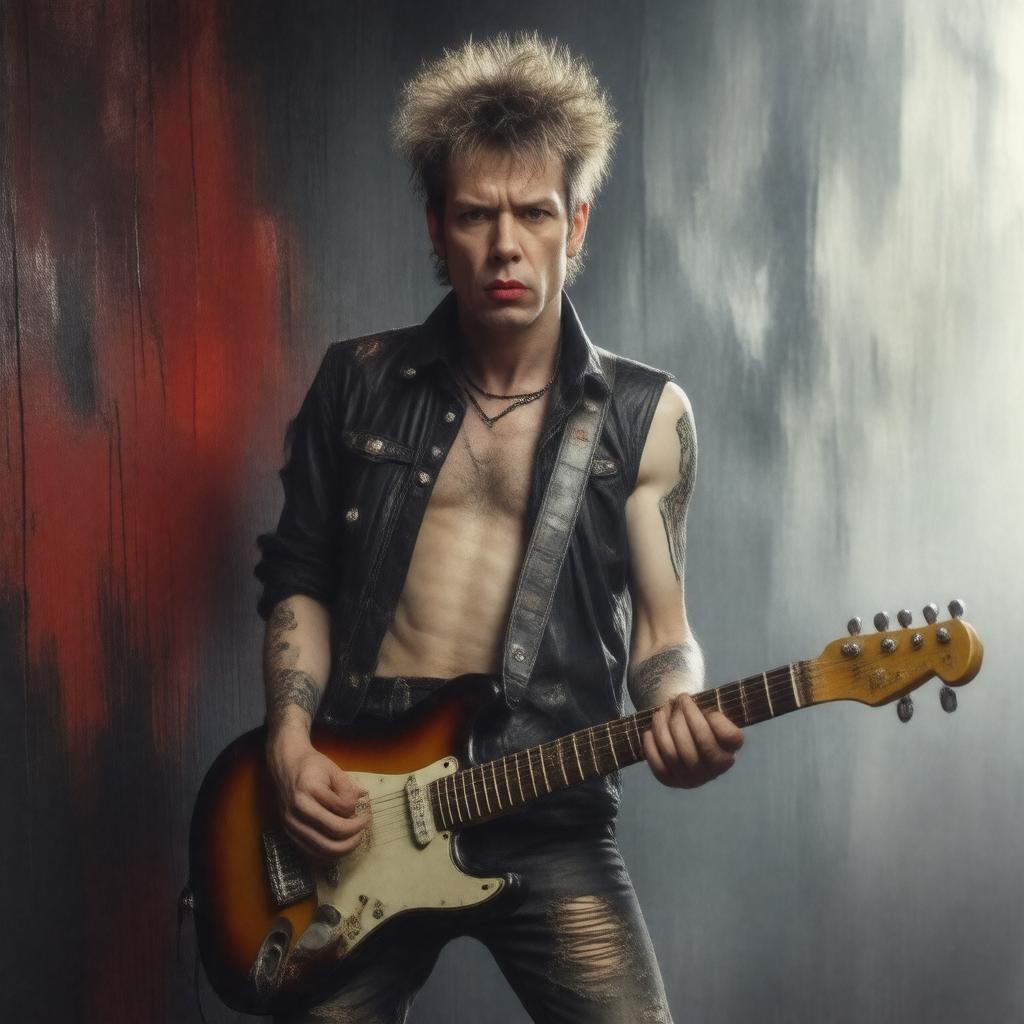AI-created image of Sid Vicious